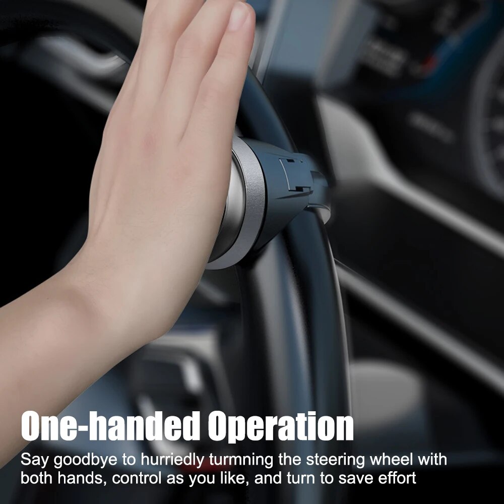 Volante per auto Booster Ball Turning Spinner Manopola Cuscinetto Maniglia di alimentazione Rotante Accessori auto universali Kit di risparmio di manodopera