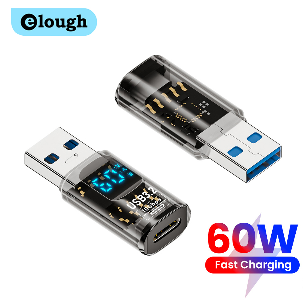 60W Adapter żeński typu C na USB A męski Szybkie ładowanie 36W USB A na USB Adapter USB A żeński na USB C męski Konwerter