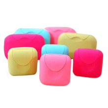 Jabonera portátil de plástico para baño, recipiente de almacenamiento para ducha, viaje, senderismo, dispensador de jabón, estante, novedad