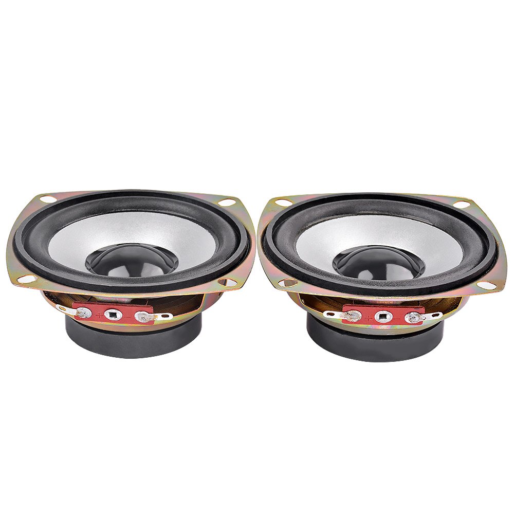 Aiyima 2 Stuks 3 Inch Draagbare Full Range Luidsprekers 4 Ohm 5W Sound Speaker Neodymium Home Theater Ktv Professionele luidspreker Diy