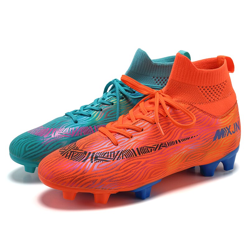 Futsal Soccer Shoes Chuteira Futebol Soccer Shoes Competition Training Men Football Boots Soccer Cleats Sneakers: SG mixed color B