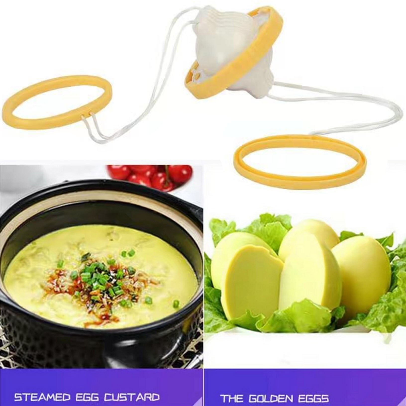 Egg Scrambler Shaker - Eierschüttler - Eigelbmixer - Egg Scrambler - Manueller Eierschläger - Manuelle Eierschleuder Für Hartgekochte Eier, Manueller Egg Scrambler In Shell Egg Spinner Gekochte Eier