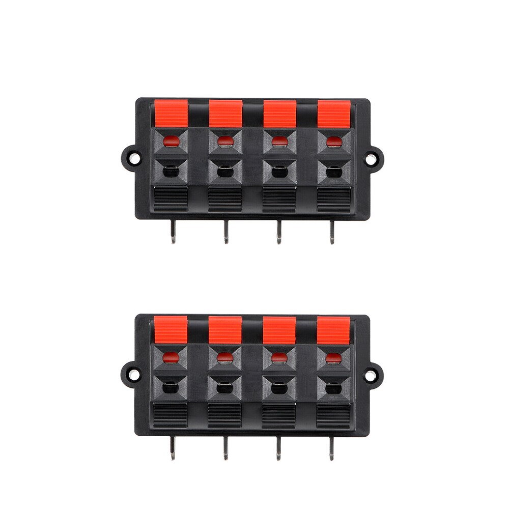 10Pcs 8-Way Positie Klem Lente Push Release Terminal Audio Luidspreker Connector Board Terminal Audio Speaker Clip