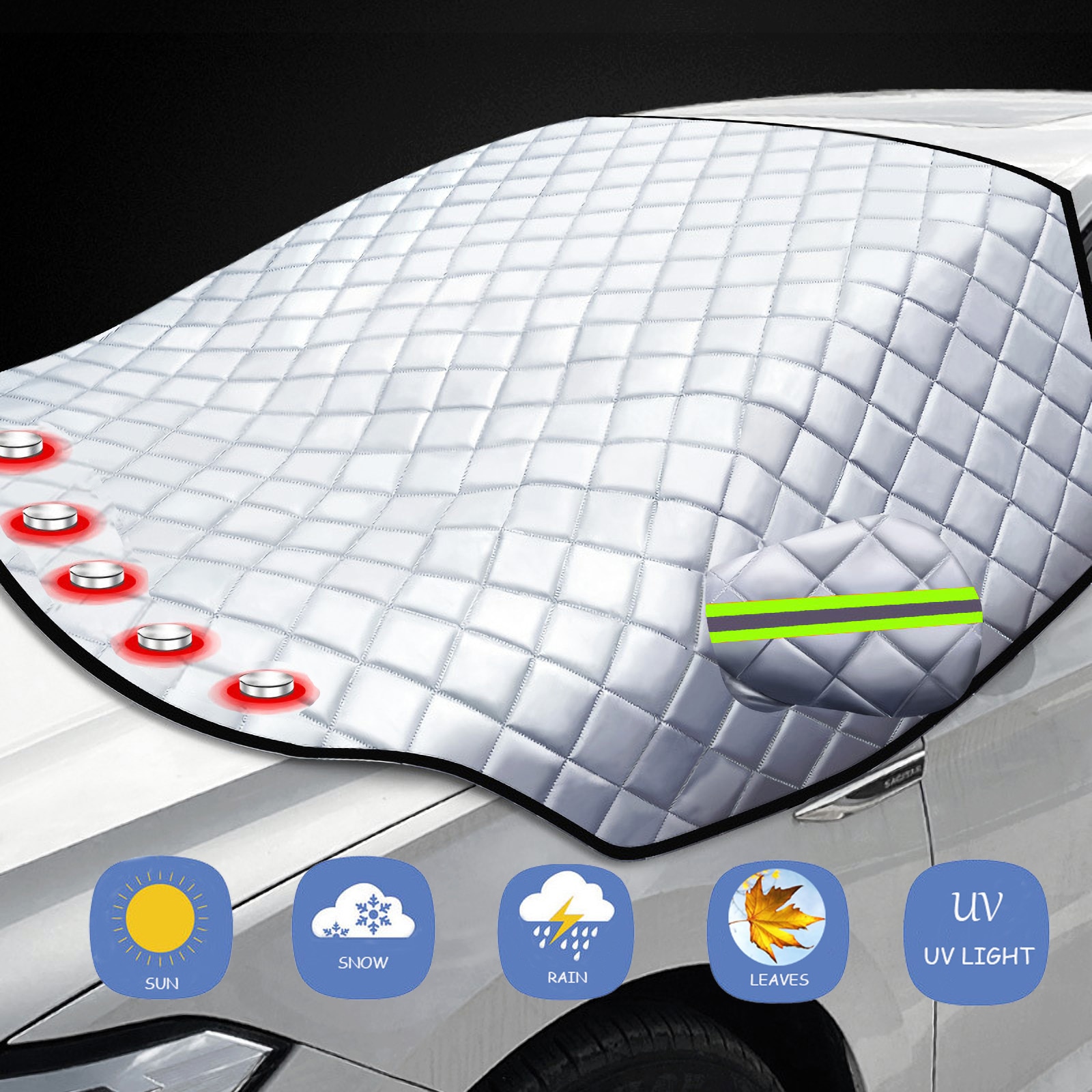 Car Windshield Snow Ice Cover for Car Winter Frost... Grandado