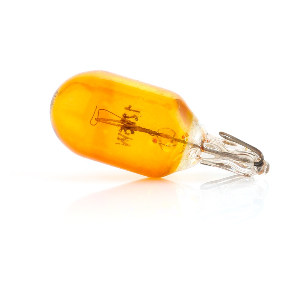 Bombilla halógena w5w T10 para luces de estacionamiento de coche, luz amarilla con cuñas laterales, 194, 501, 10 Uds.