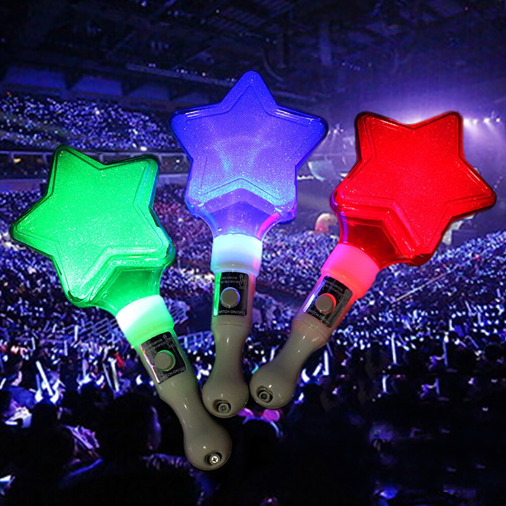 Star Glow Light Stick Night Party Performance Decor Kids Toy Props