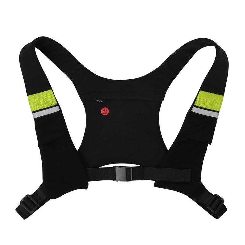 Den led reflektor taske cykel cykel vest ride nat vest trådløst signal advarsel tur til cykel lys led sikkerhed  h3 k 9