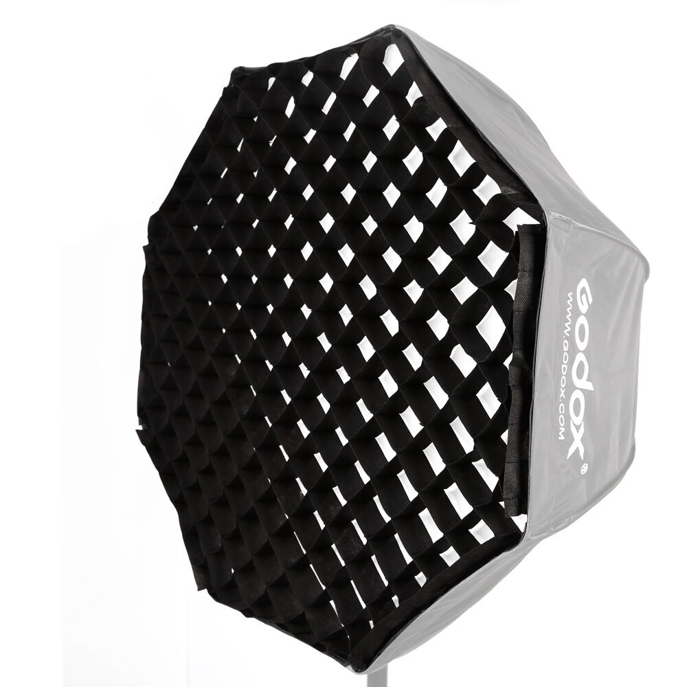 Godox 95 cm Zwart single grid voor Paraplu softbox studio Foto Octagon Softbox Riflettore Flash Speedlight