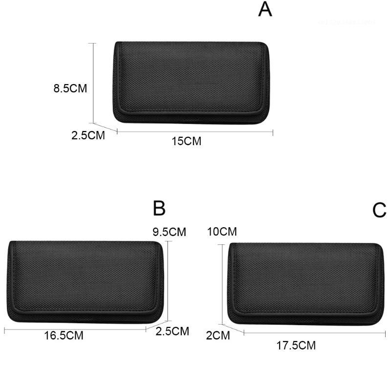 Phone waist bag Horizontal Nylon Belt Loops Cellphone Holster Holder Carrying Case Sleeve Pouch for Men