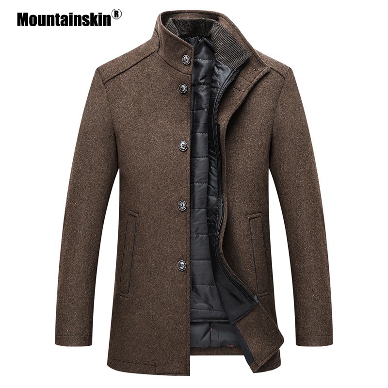 Jaqueta montanhismo masculina de inverno, casaco de lã fino com ajuste grosso e quente com colete ajustável, jaqueta masculina de lã, roupas de marca sa857