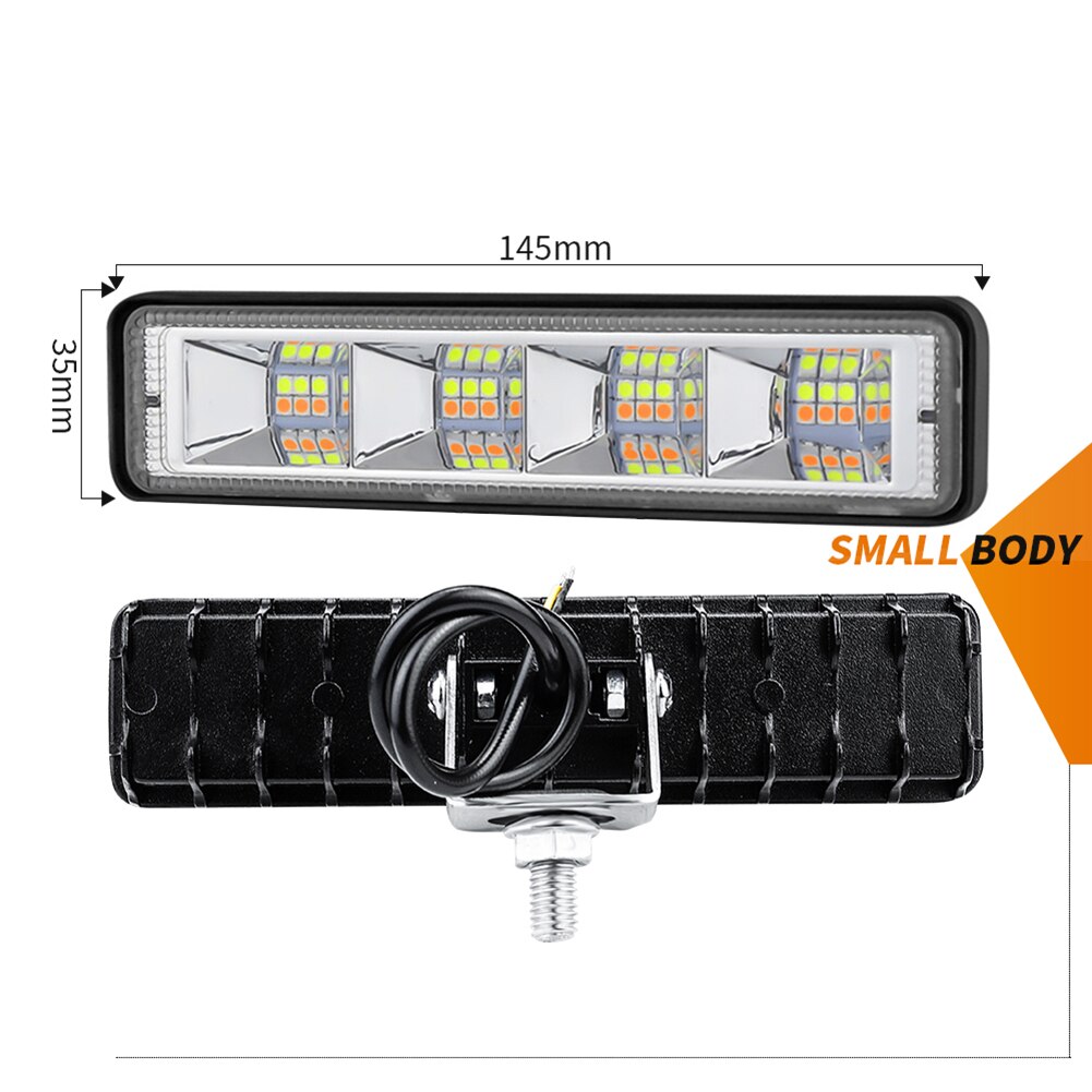 1Pc Car Work Flood Lights LED 12V/24V 24 SMD LED Auto Car Bus Truck Lorry Side Marker Indicator Light Trailer Rear Side Lamps