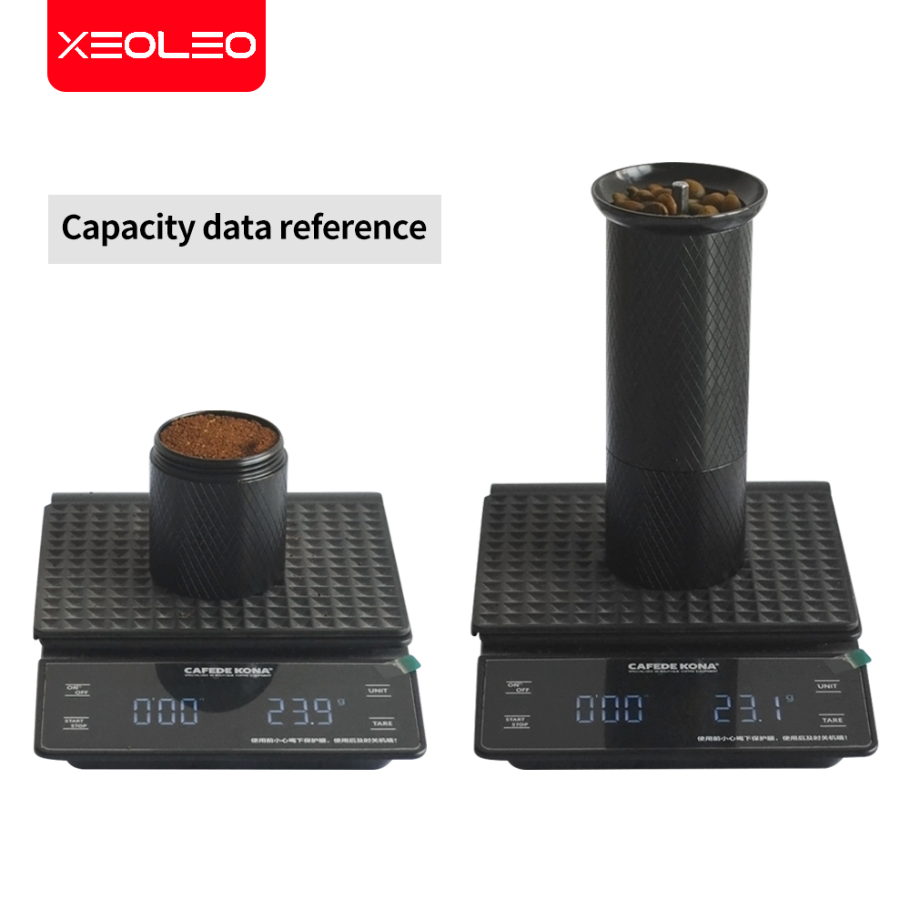 XEOLEO Manual coffee grinder Portable Hand grinder 15g/25g for Filter Coffee Outdoors Espresso machine