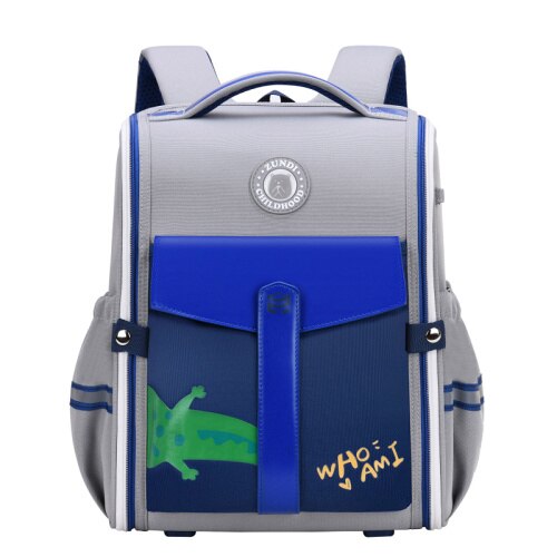 GREATOP Style Schoolbag OXford Waterproof Kids Backpack Boy Girl School Bags Children Satchel Students Mochila: Gray