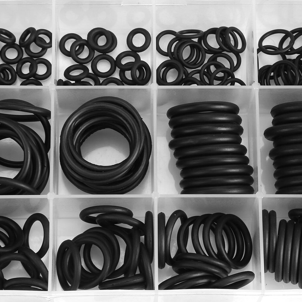 279Pcs/Kit 18 Sizes Rubber Sealing O-Ring Assortment Washer Set Hydraulic Plumbing Gaskets Seal Kit With Box