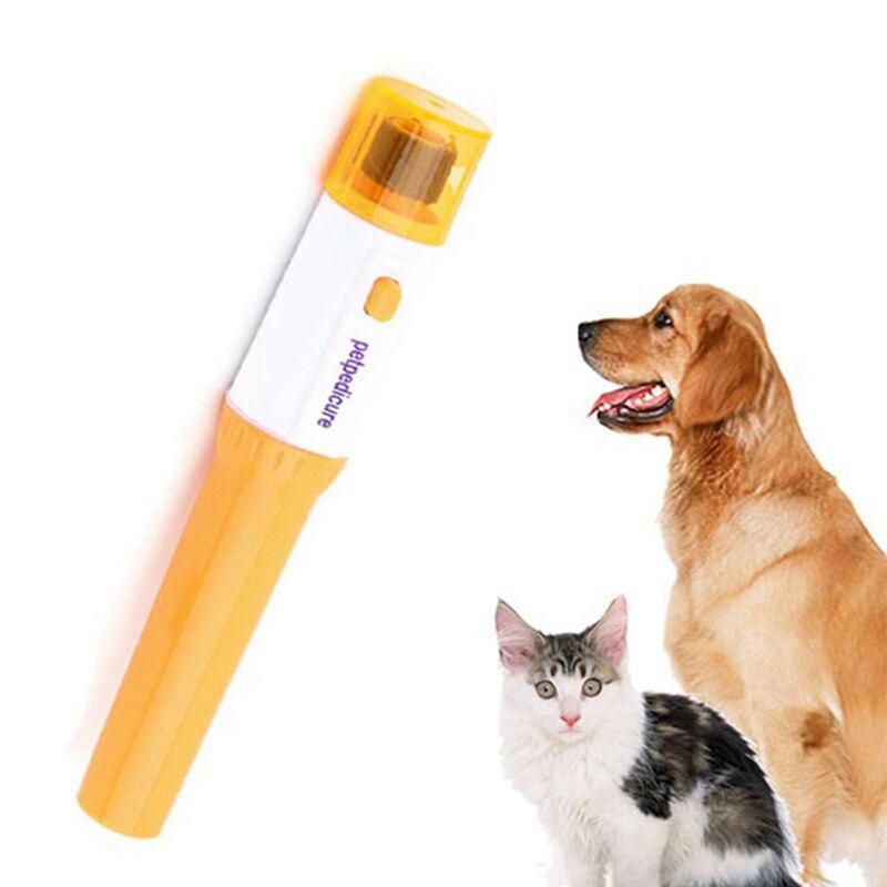 Electric Painless Pet Nail Clipper Pedi Pet Dogs Paw Nail Trimmer Cut Pets Grinding File Kit Grooming Products Protable
