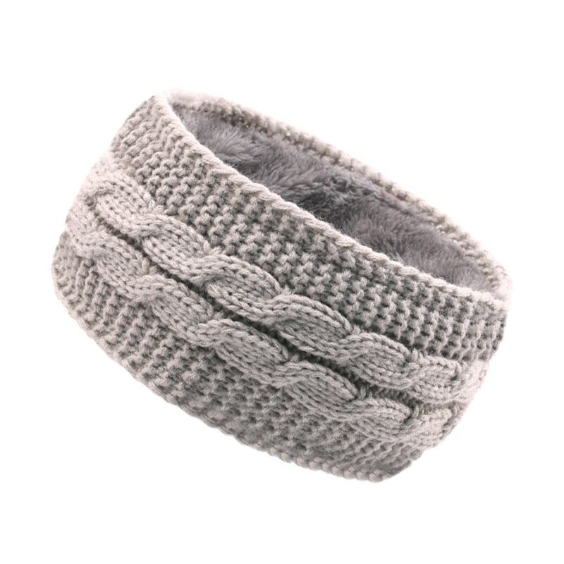 Diadema ancha de lana para mujer, turbante grueso, accesorios para el cabello, banda para el pelo para niña, calentador de orejas: A5