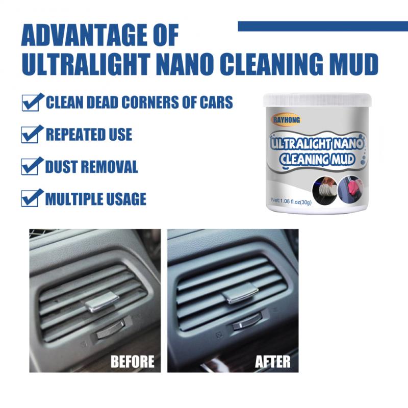 Slimy Gel Cleaner Wiper For Laptop Keyboard And Car 30G Ultralight Nano Cleaning Mud Soft Sticky