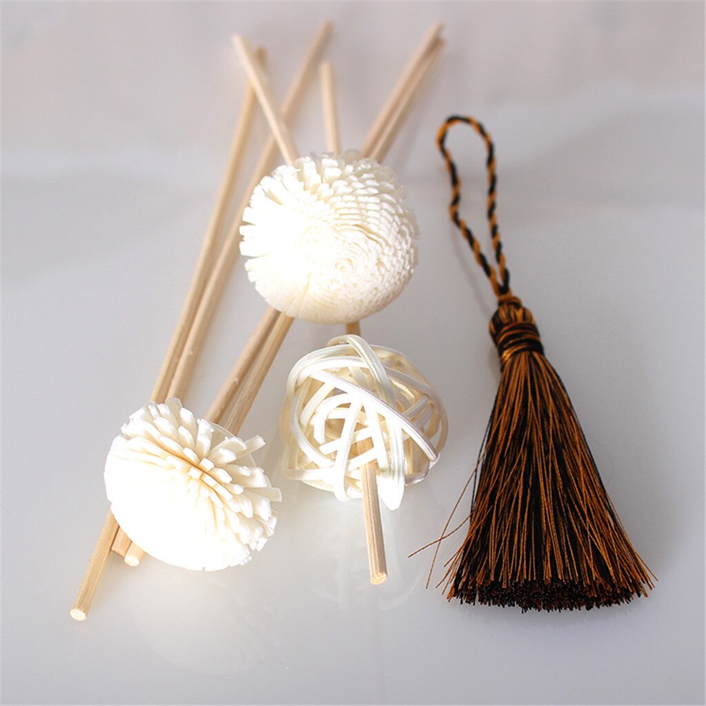Reed Diffuser Sets Reed Oil Diffusers with Natural Sticks, Glass Bottle and Scented Oil 50ML rattan d90529
