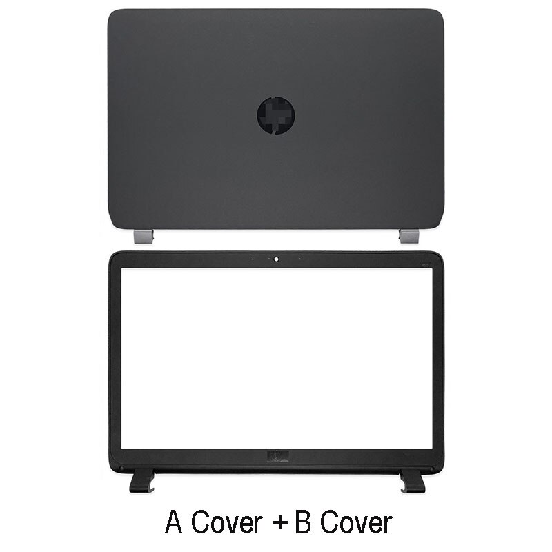 Laptop Lcd Back Cover Voor Hp Probook 450 G2 455 G2 Voorkant Scharnieren Palmrest Bottom Case C D AP15A000100 768123-001 Zwart: AB Cover