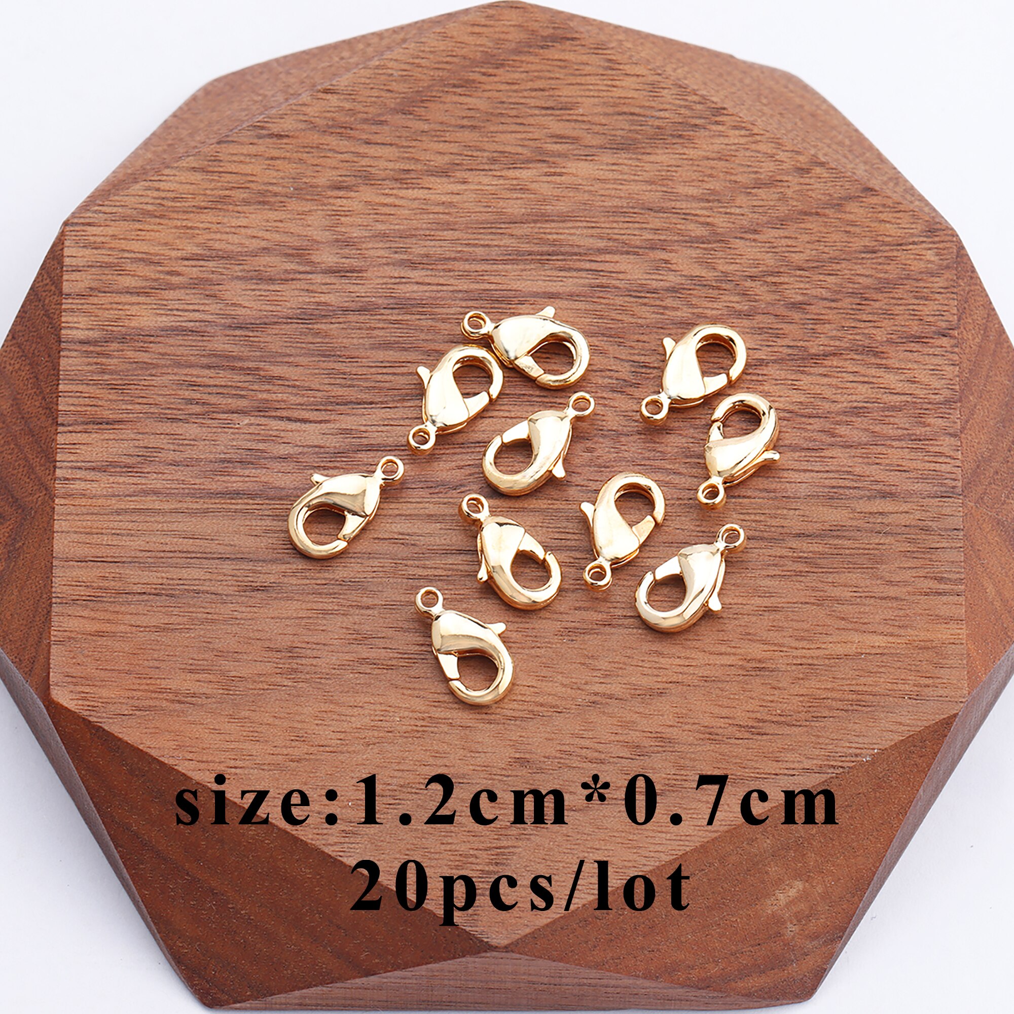 GUFEATHER M723, accessori dei monili, 18k oro placcato, 0.3 micron, connettore, fai da te collana della catena, fascini, monili che fanno, 10 pz/lotto