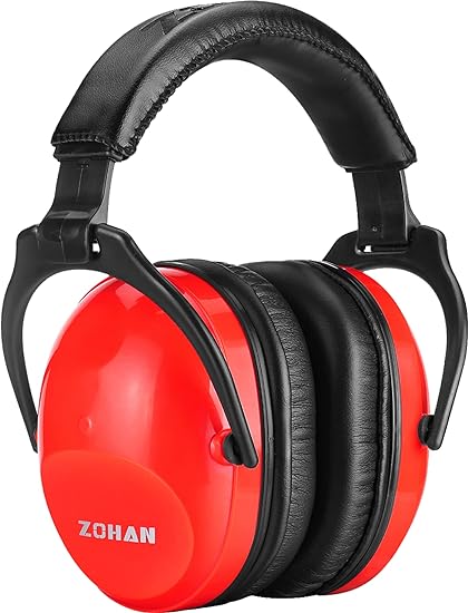 ZOHAN-gehoorbeschermers voor kinderen, oorbeschermers met ruisonderdrukking voor kinderen voor het bekijken van vuurwerk, concerten, luchtshows: Black