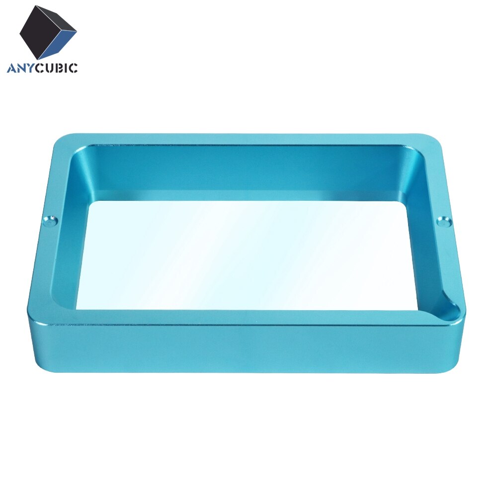 ANYCUBIC Material Rack For 3D Printer Anodized Aluminium Resin Vat For Photon FEP Film and Steel Ring Installed Fully Metal