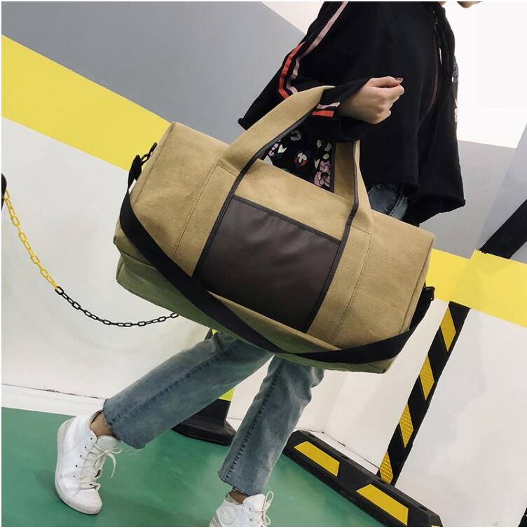 ANAWISHARE Mannen Reistassen Vrouwen Bagage Travel Duffle Bag Grote Canvas Reistassen Totes Handtassen Schoudertas Bolso Deporte