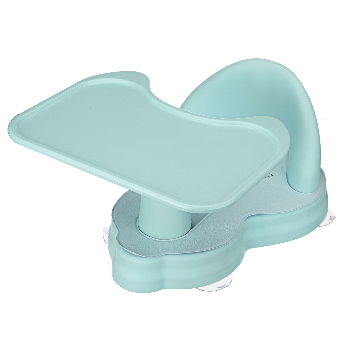 Bébé douche -né bébé baignoire anneau siège infantile enfant en bas âge enfants anti-dérapant sécurité jouet chaise baignoire tapis bain siège Support: Blue