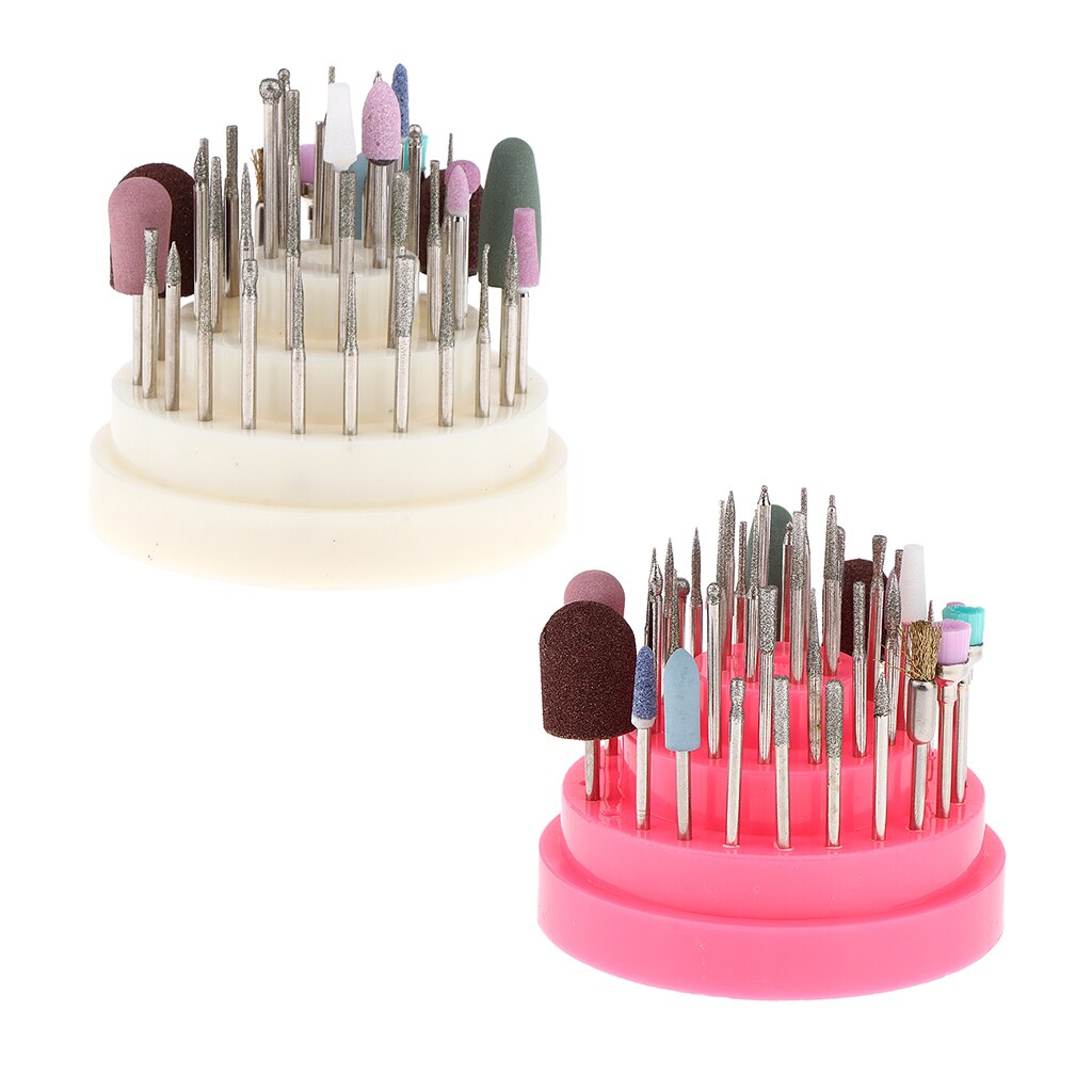 Ensemble de mèches pour ponceuse à ongles, appareil électrique pour manucure et pédicure, 45 pièces
