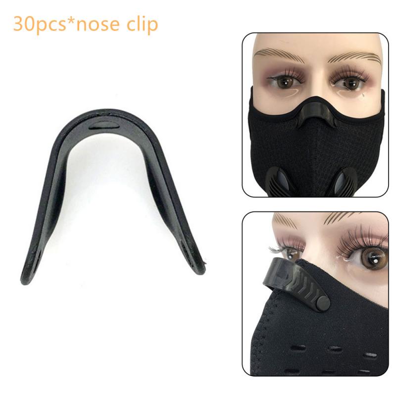 10/20 PCS Bicycle Motorcycle Riding Face Mask Nose Clip Accessories Cycling Mask Nose Clip To Prevent Falling Off: 30pcs