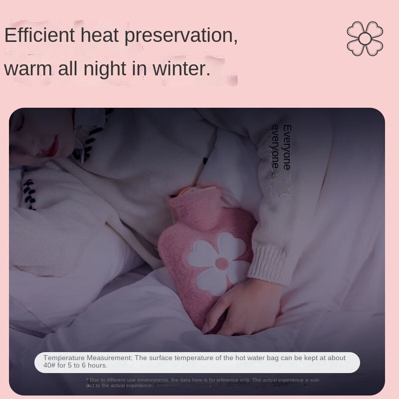 Śliczne studentki pluszowe termofory Home Decor wtrysk wody ciepły żołądek przeciwwybuchowy ciepły worek na wodę
