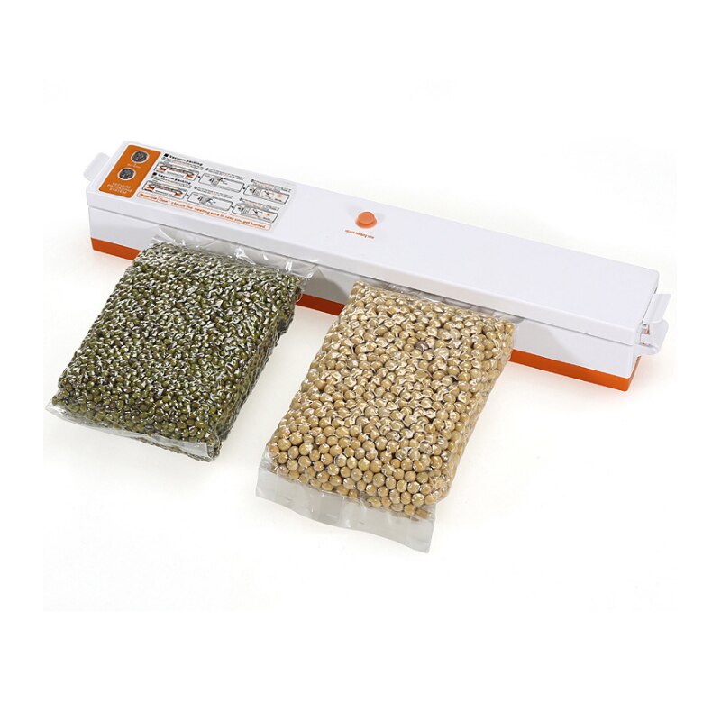 Food Vacuum Sealer Packaging Machine 110V 220V Film Sealer Vacuum Packer Saver Storage Rolls 10Pcs Bags Best Vacuum Food Sealer