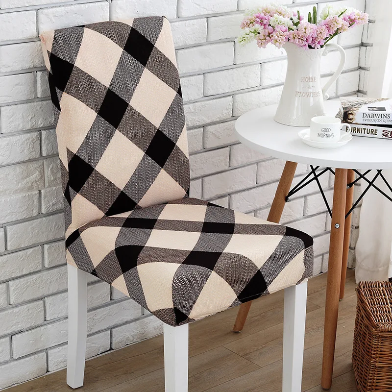 Stoffen Stoelhoes Voor Eetkamer Stoelen Hoezen Woonkamer Stoelhoes Voor Stoelen Voor Eetkamer/Keuken Stretch Stoel Hoes: Blauw