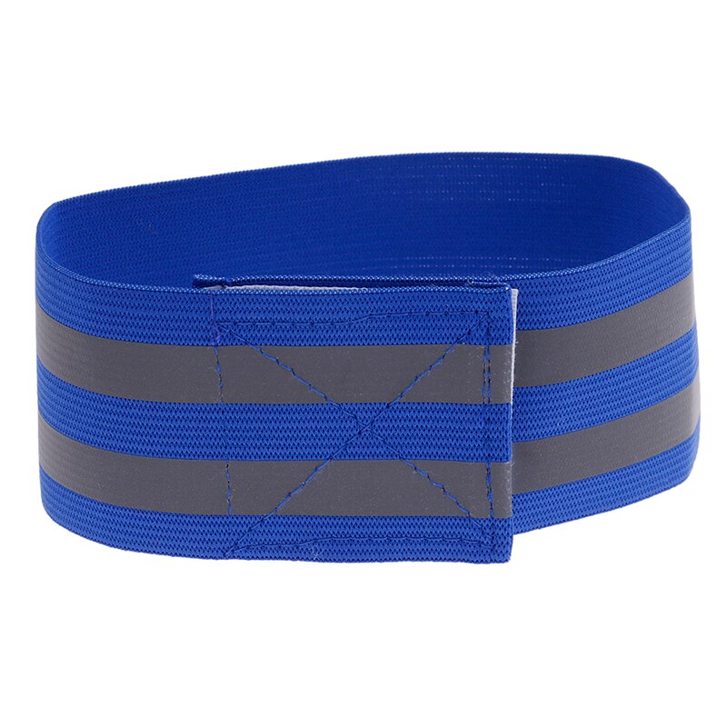 Reflecterende veiligheidsgordel voor in de nacht, armband voor hardlopen in de nacht, armband voor hardlopen in de nacht, armband voor hardlopen in de nacht, lichtgevende armband: Blauw