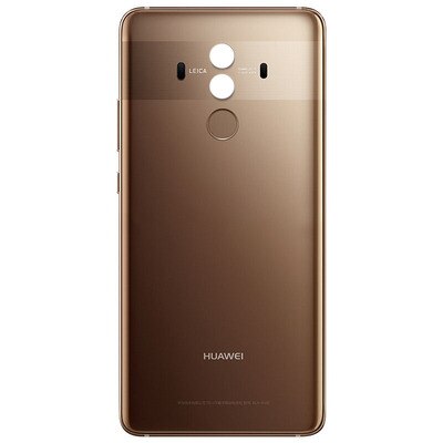 Original huawei companheiro 10 pro habitação bateria de vidro volta capa traseira porta caso peça substituição com moldura lente + ferramentas gratuitas: gold NO Lens