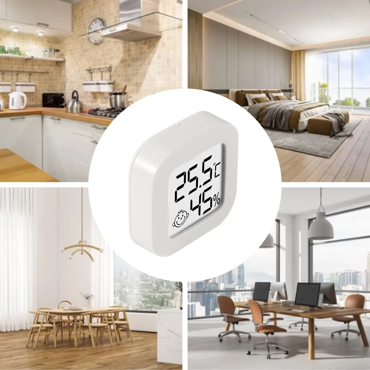 4 stücke Digital Thermometer Hygrometer Indoor Mini Temperatur LCD Elektronische Monitor Hygrometer Outdoor Zimmer Baby