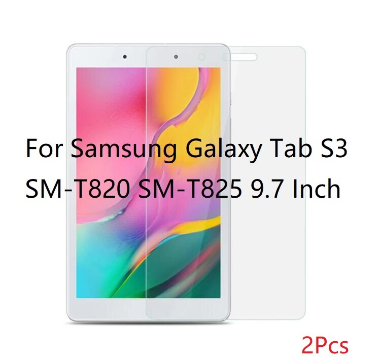 Tablet Schutz Glas Bildschirm Für Samsung Galaxy Tab S3 S4 S5e T720 S6 lite 10,4 P610 T860 S7 Plus 11 12,4 T870 T970 Glas Film: Tab S3 T820 T825