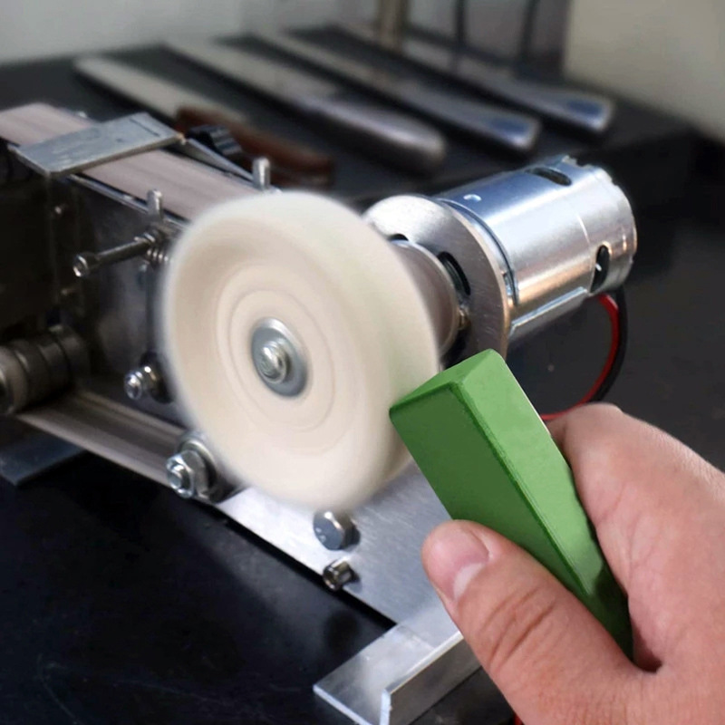 Juego de cera para pulir metales de acero inoxidable, pasta de pulido sólida, descontaminación, reparación de arañazos y eliminación de bloques abrasivos