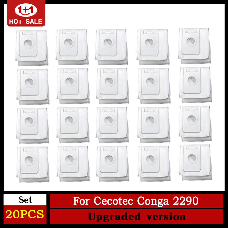 For cecotec conga 2290 ultra Dust Bags Accessories Robot Vacuum Cleaner Dust Filter Dust Box Replacement Parts