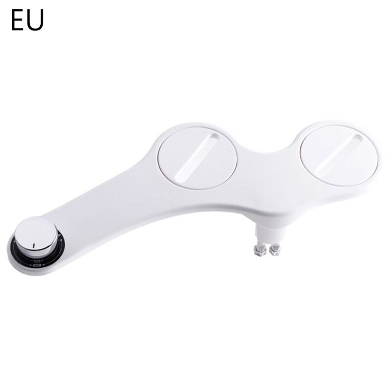 Frontale Achter Feminine Wassen Dual Nozzle Bidet Sproeier Toilet Seat Attachment: EU