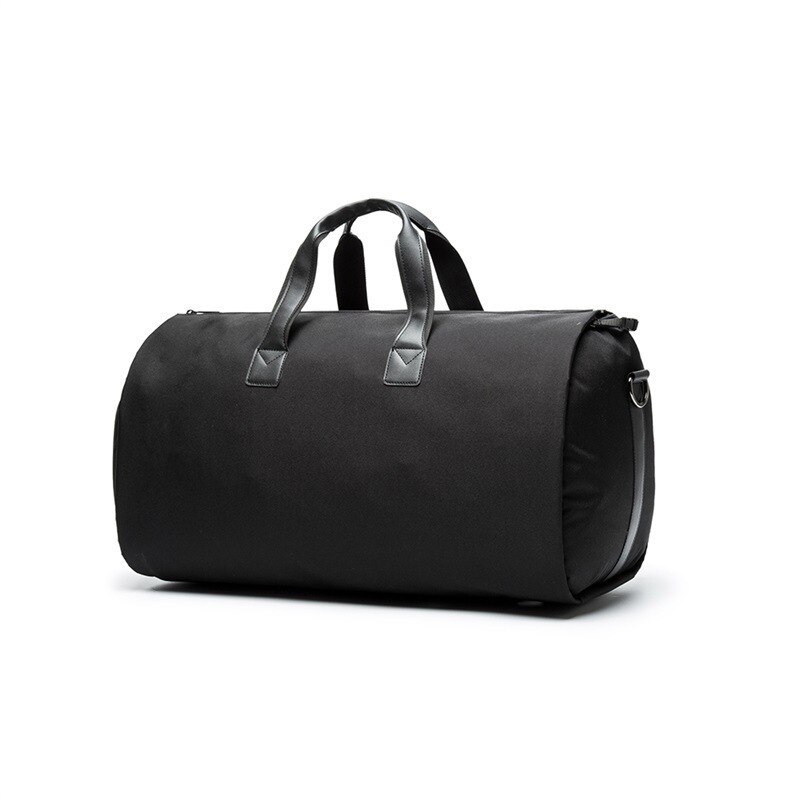 Saco de viagem para homens piquenique em roupas de grande capacidade multi-função saco dobrável oxford pano duffle negócio terno saco de ombro: Preto