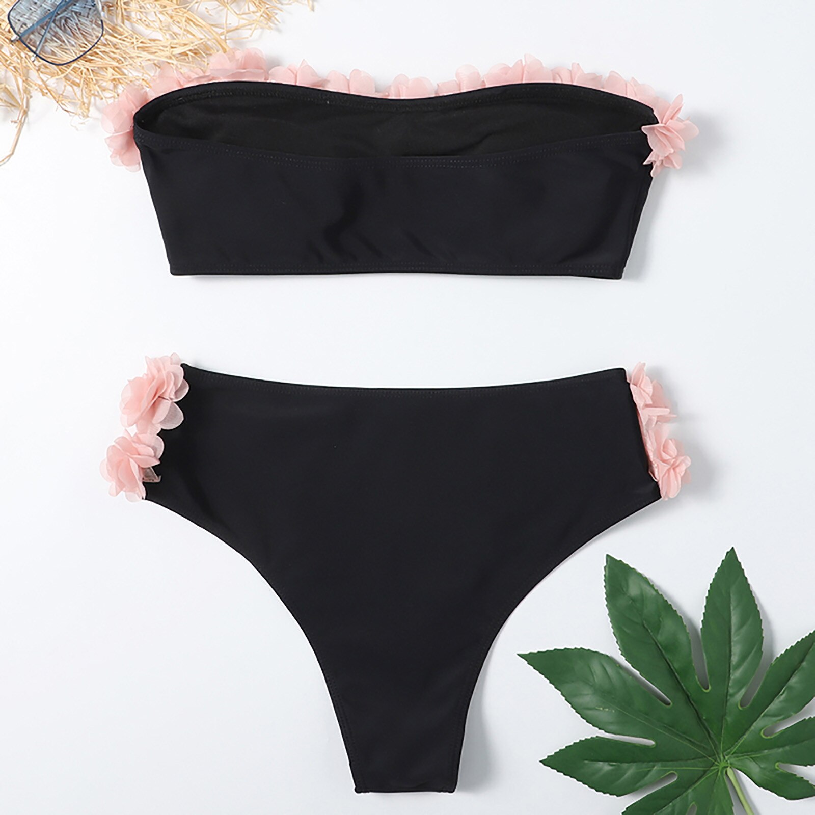 40 # kobiety seksowny zasznurować bikini wysokiej piersi dwuczęściowy strój kąpielowy Monokini wyściełane brazylijskie stroje kąpielowe bikini bez ramiączek меженские