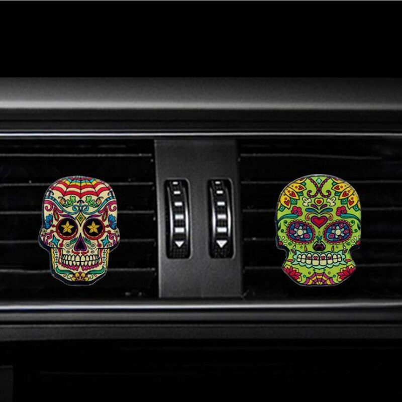 Decor For Car Fragrance 2026.Air Freshener Skull Solid Fragrance Air Conditione... - Grandado