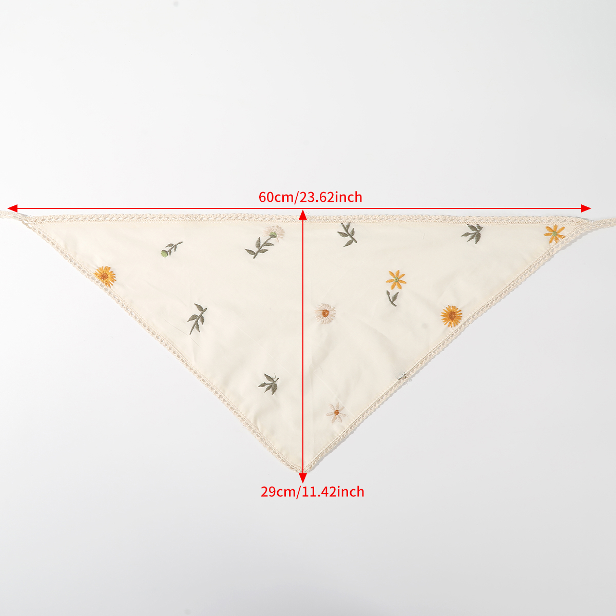 Bufanda triangular con estampado de tela, bandas para el cabello con flores, turbante, Bandana, diademas para mujer, accesorios para el cabello Retro dulces