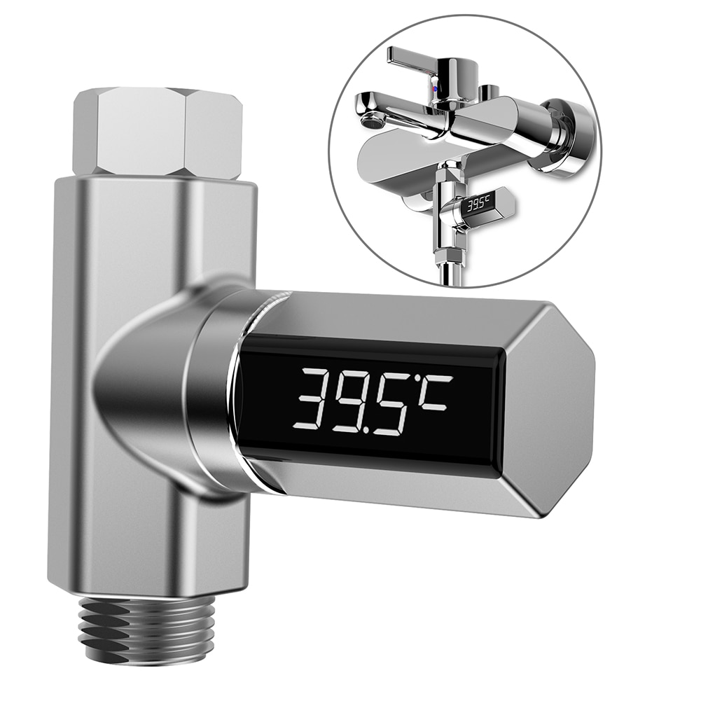 Visible Water Temperature Sensor LED Display Water Temperature Meter Bathroom Bath thermometer Baby Bath Products for Home