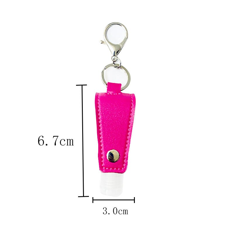30ml Travel Bottle And Keychain Holder Refillable Empty Bottles For Hand Sanitizer Portable Soap Dispensers: 2