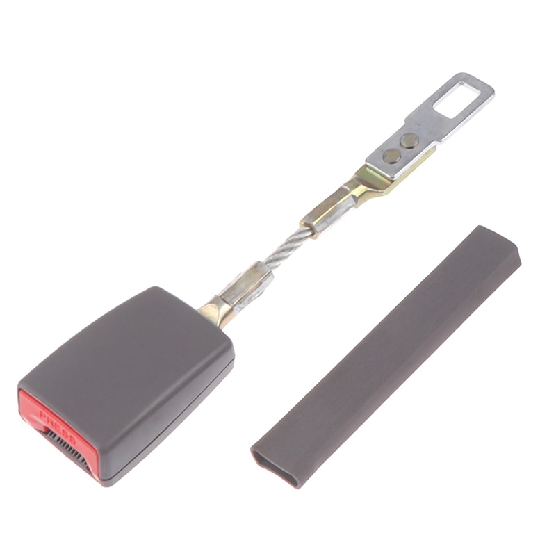 1pc 11 "universal bilbälte förlängare lock säkerhetsbälte förlängning plug spänne säkerhetsbälte clip auto bil interiör tillbehör