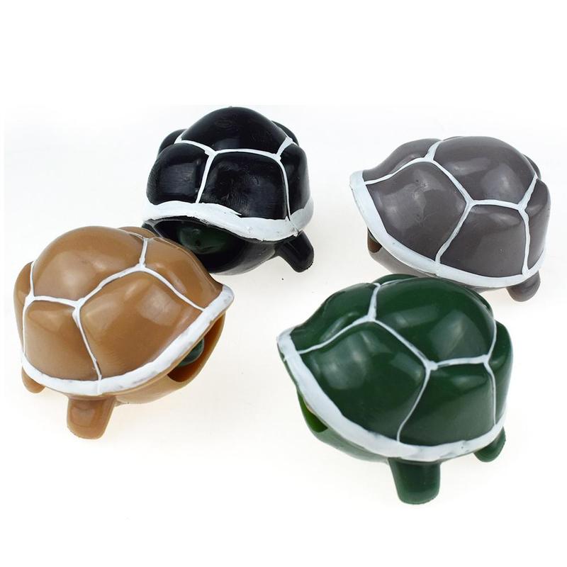 Funny Telescopic Head Turtle Stress Relief Fidget Toys Keychain Improve Focus Toy