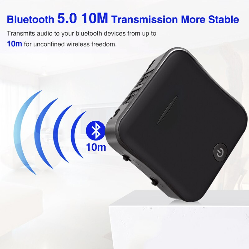 CSR8675-transmisor Bluetooth APTX HD estéreo 2 en 1, receptor inalámbrico 5,0 con adaptador de conector Toslink/3,5 AUX/SPDIF para auriculares de TV