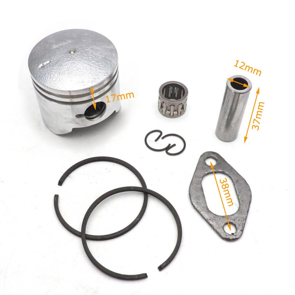 49CC 44MM BORE CYLINDER BODY For SCOOTER X1 X2 MINI MOTO POCKET BIKE